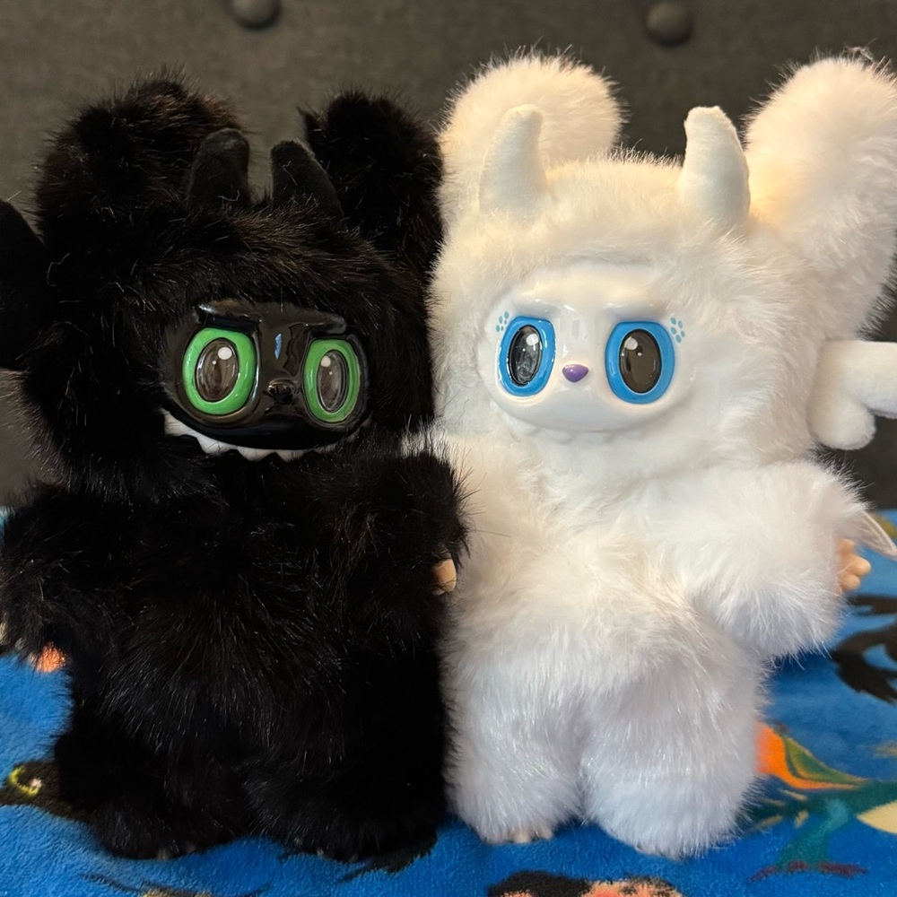 How to Train Your Dragon - Toothless and Light Fury set - Lafufu Labubu